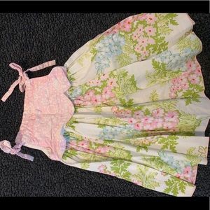 Toddler girl floral dress (Easter)